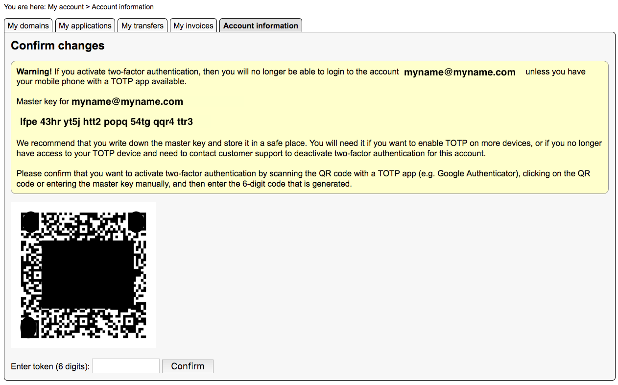 authentication totp